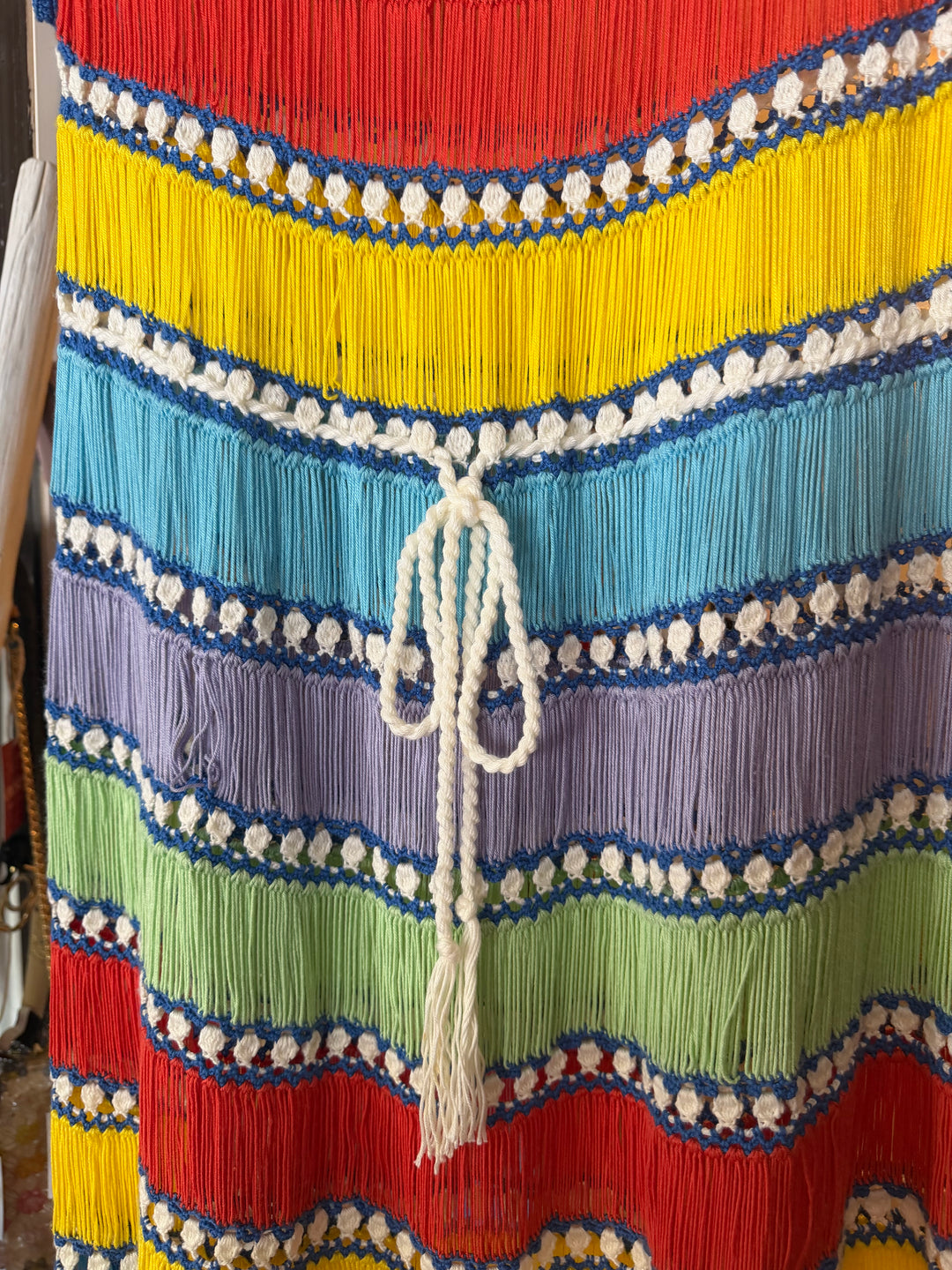 my beachy side | Colorful Boho Coverup, S