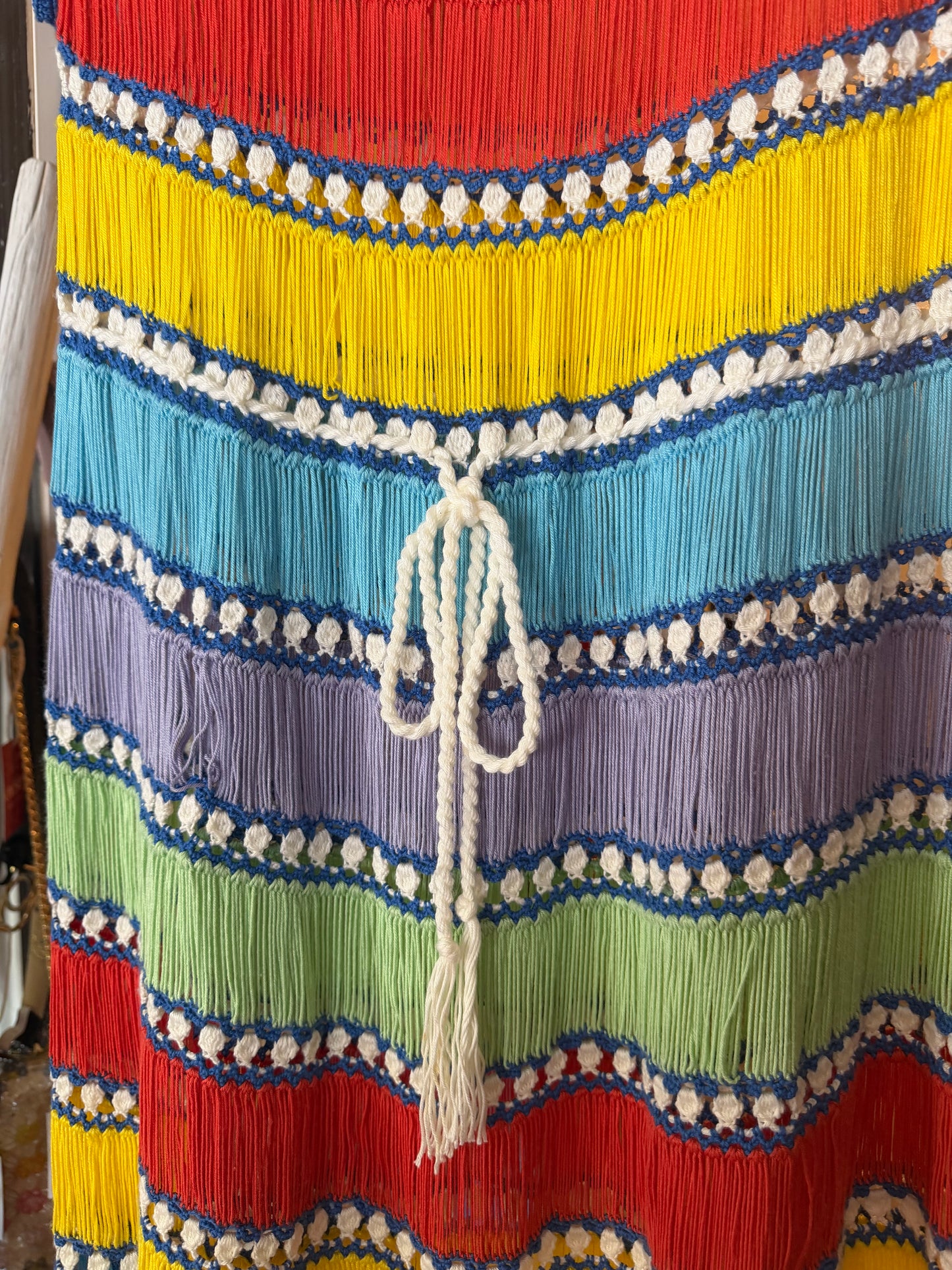 my beachy side | Colorful Boho Coverup, S