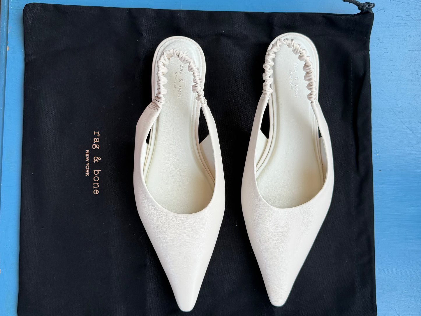 Rag & Bone | Mercer Pointed Toe Slingback Flat, 38.5