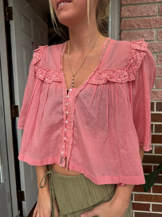 Free People | Boho Flowy Top, S/P