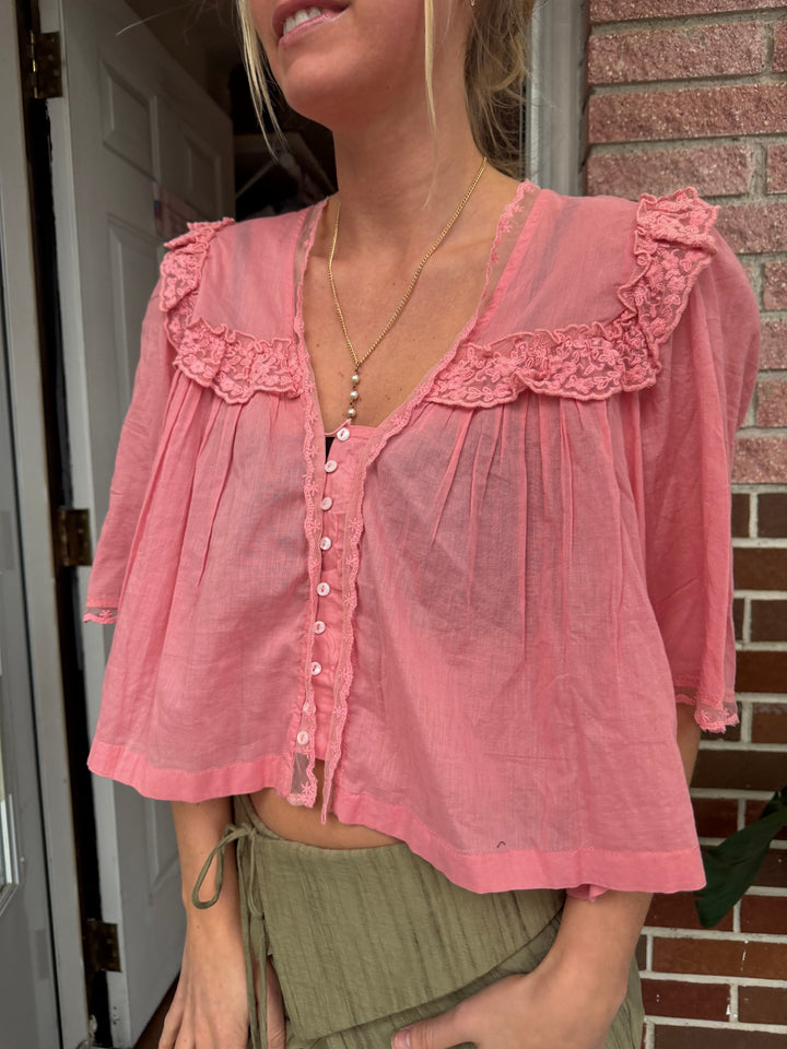 Free People | Boho Flowy Top, S/P
