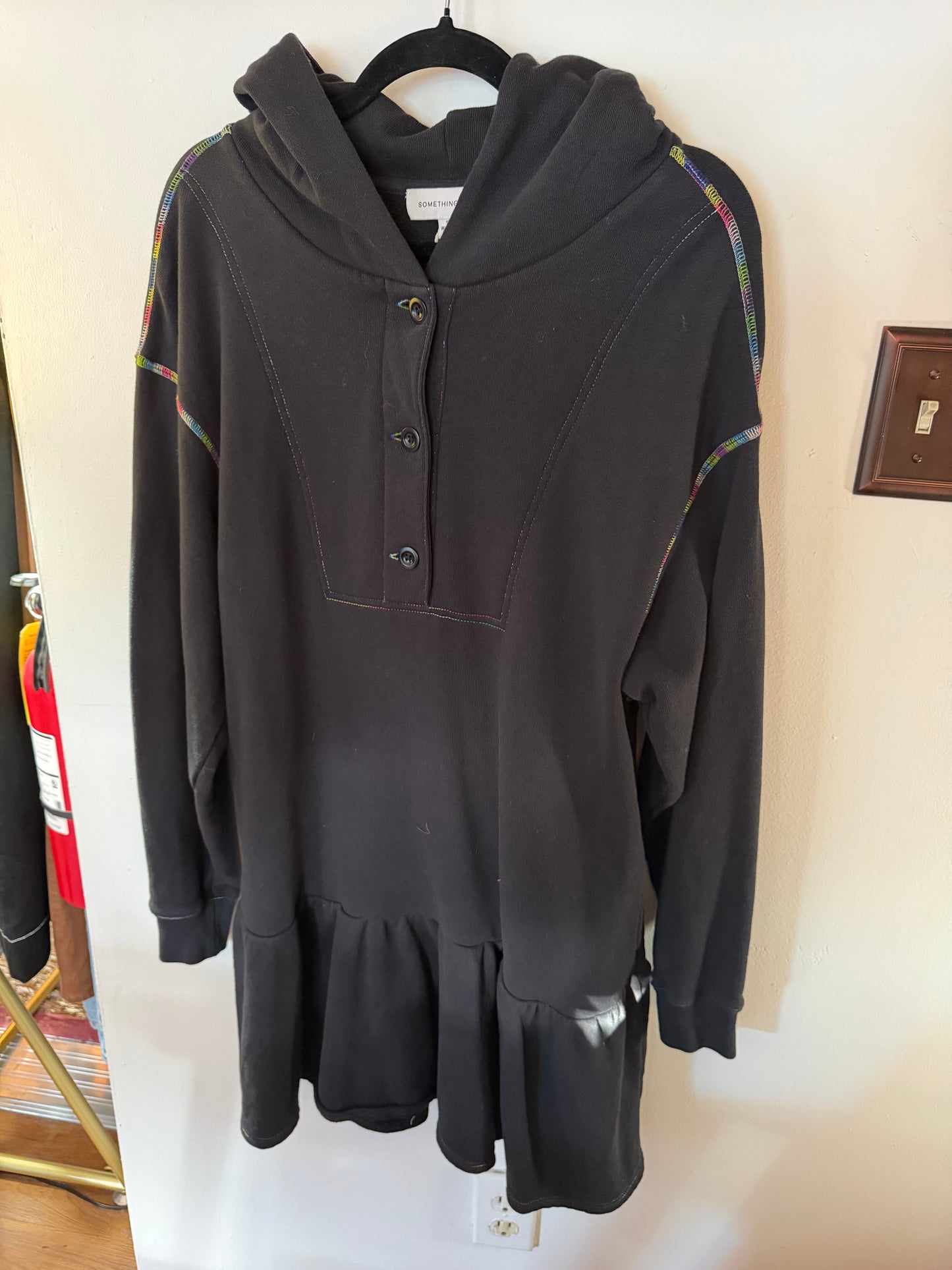 Something Navy | Dottie Hoodie Dress, S