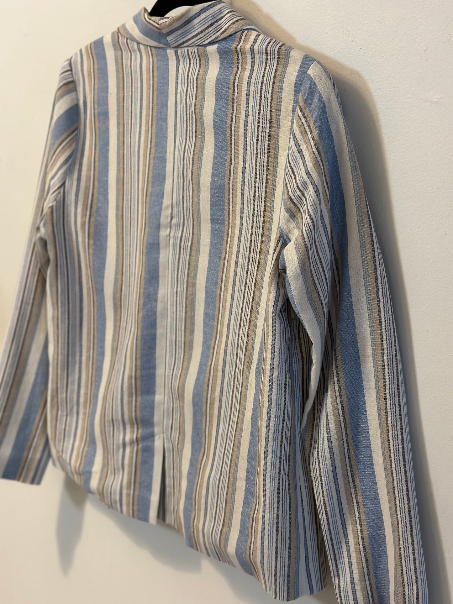 Sage The Label | Le Cascate White Multi Striped Blazer