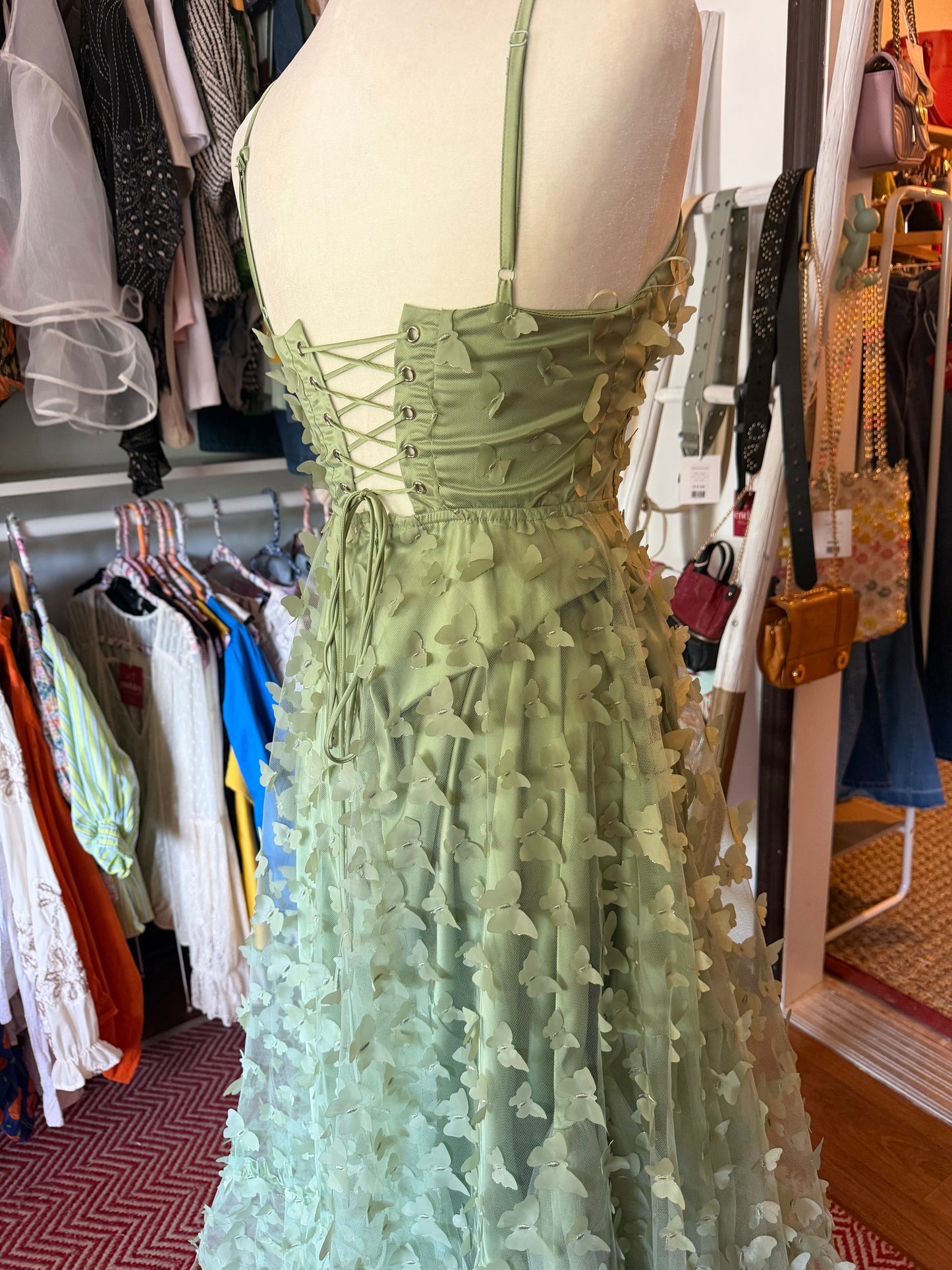 Mable | Butterfly Garde Dress, S