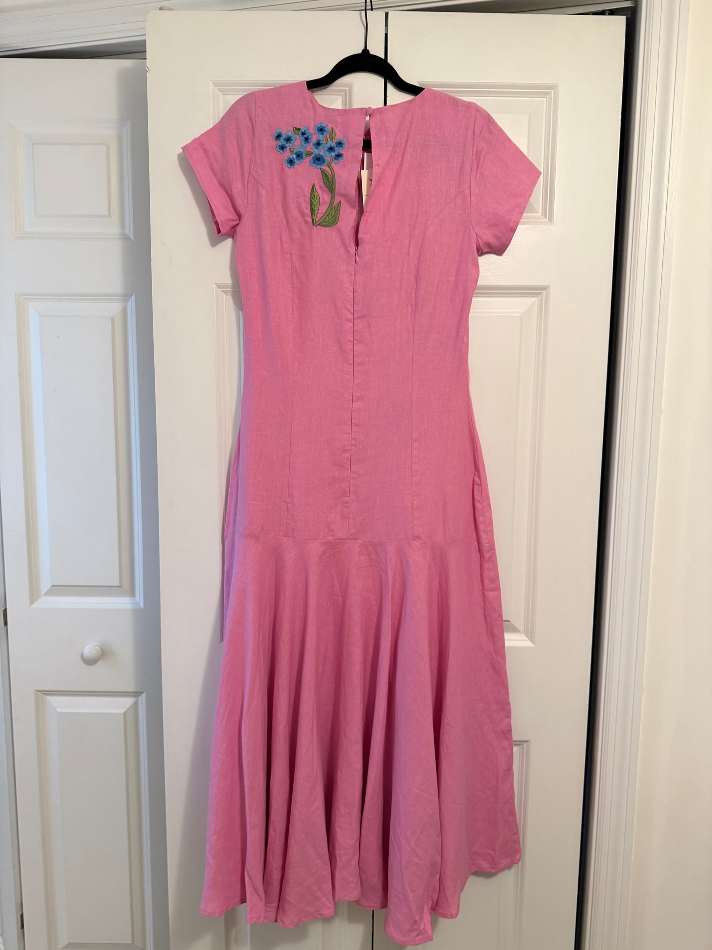 Fanm Mon | Barbara Linen Plum Dress, S