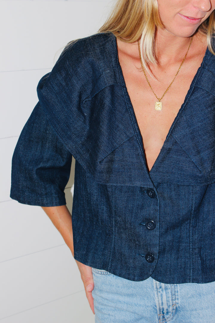 Venezia  | Oversized Collar Jacket, 18