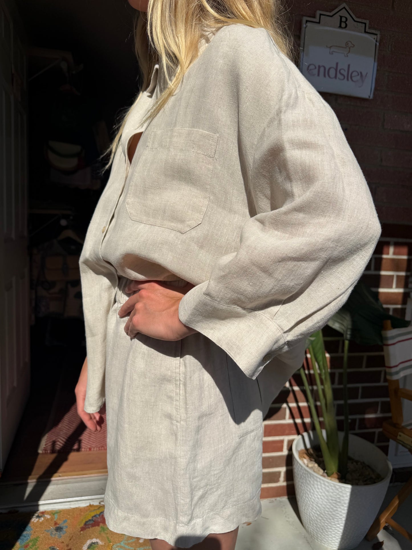 Jenni Kayne | Linen Logan Set, M