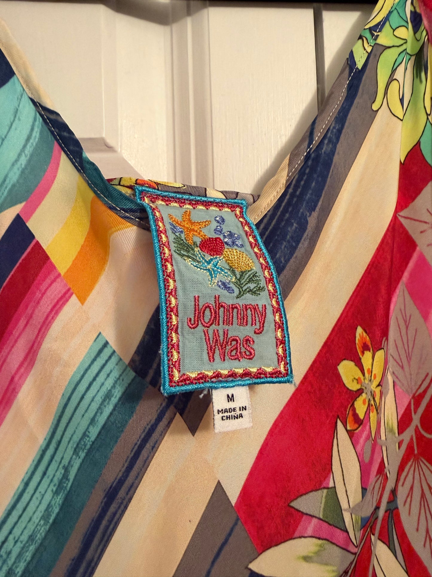 Johnny Was | Gigianna Floral Slip Maxi Dress, M