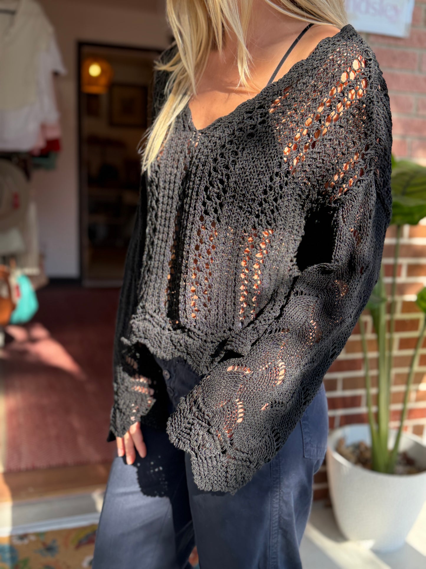 Zara | Crochet Sweater