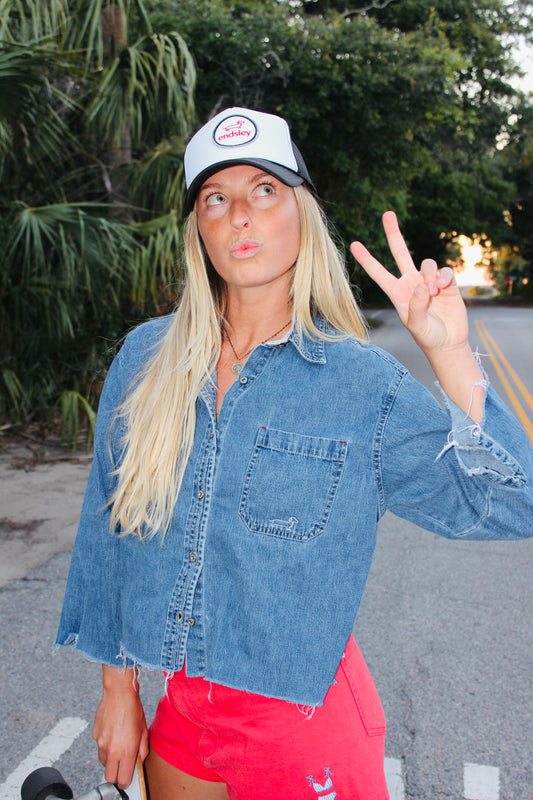 Endsley | Vintage Denim Button Down, M