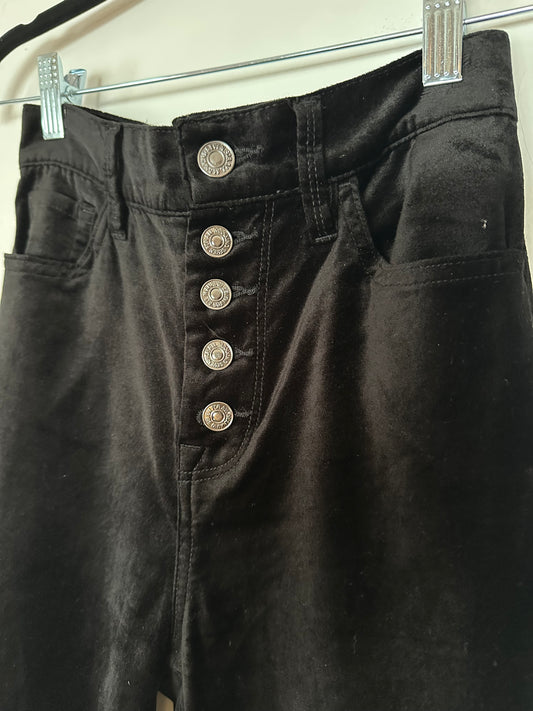 7 For All Mankind | Velvet Exposed Button Skinny