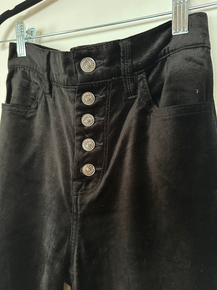 7 For All Mankind | Velvet Exposed Button Skinny