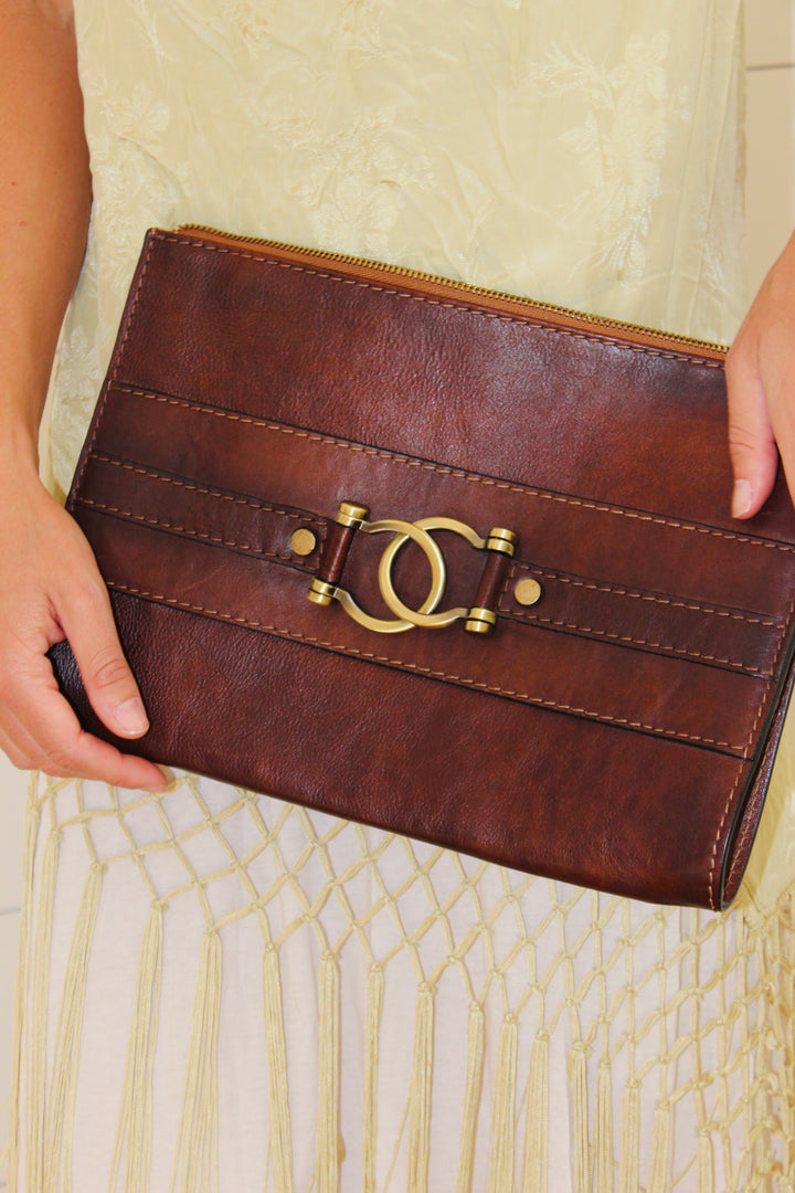 Pratesi  | Italian Leather Wrist Bag