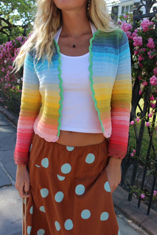 Kilte | Rainbow Knit Cardigan, 0