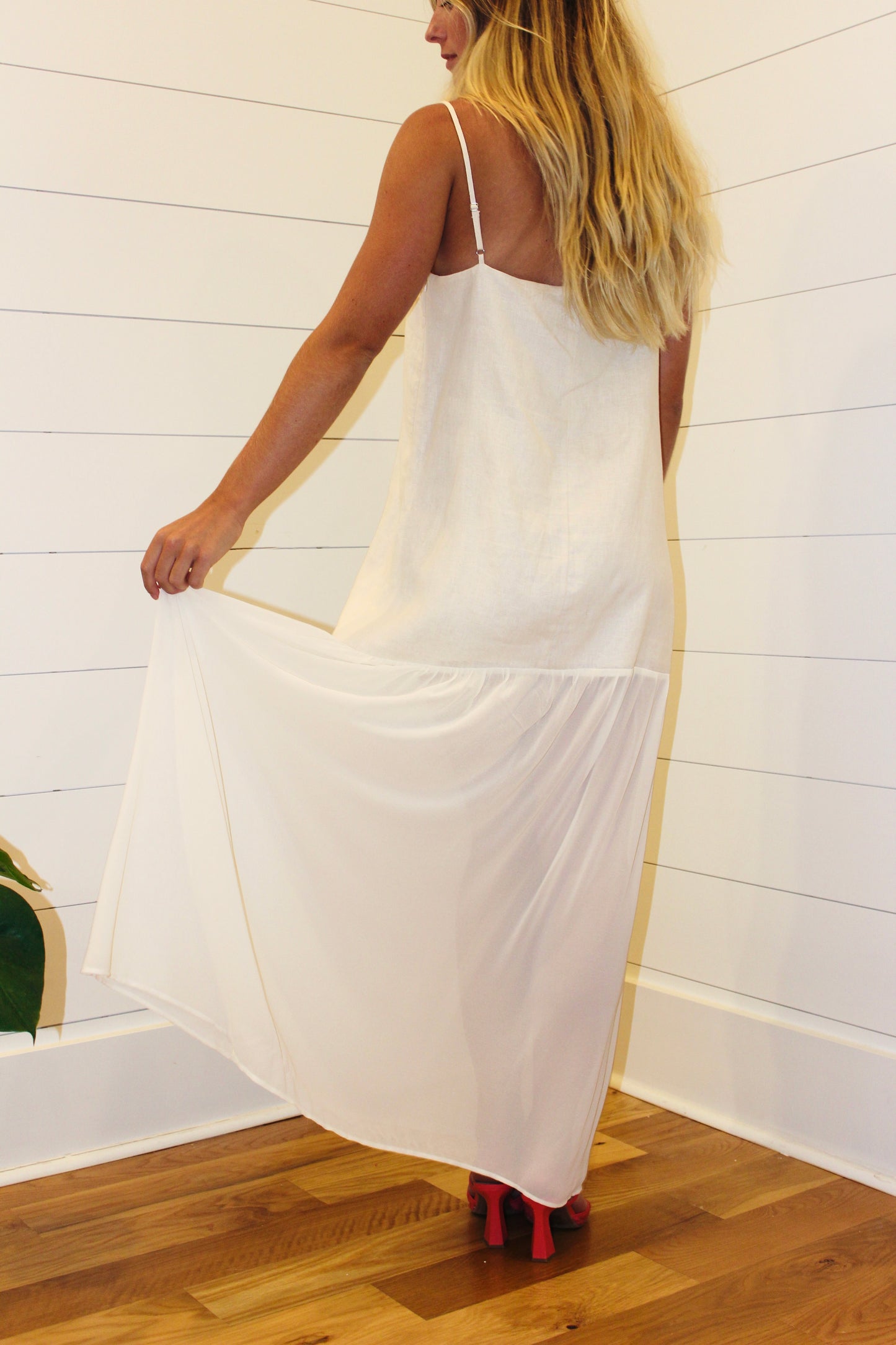 Few Moda x Ali Sisto Daniel | Mally Linen Dress, M