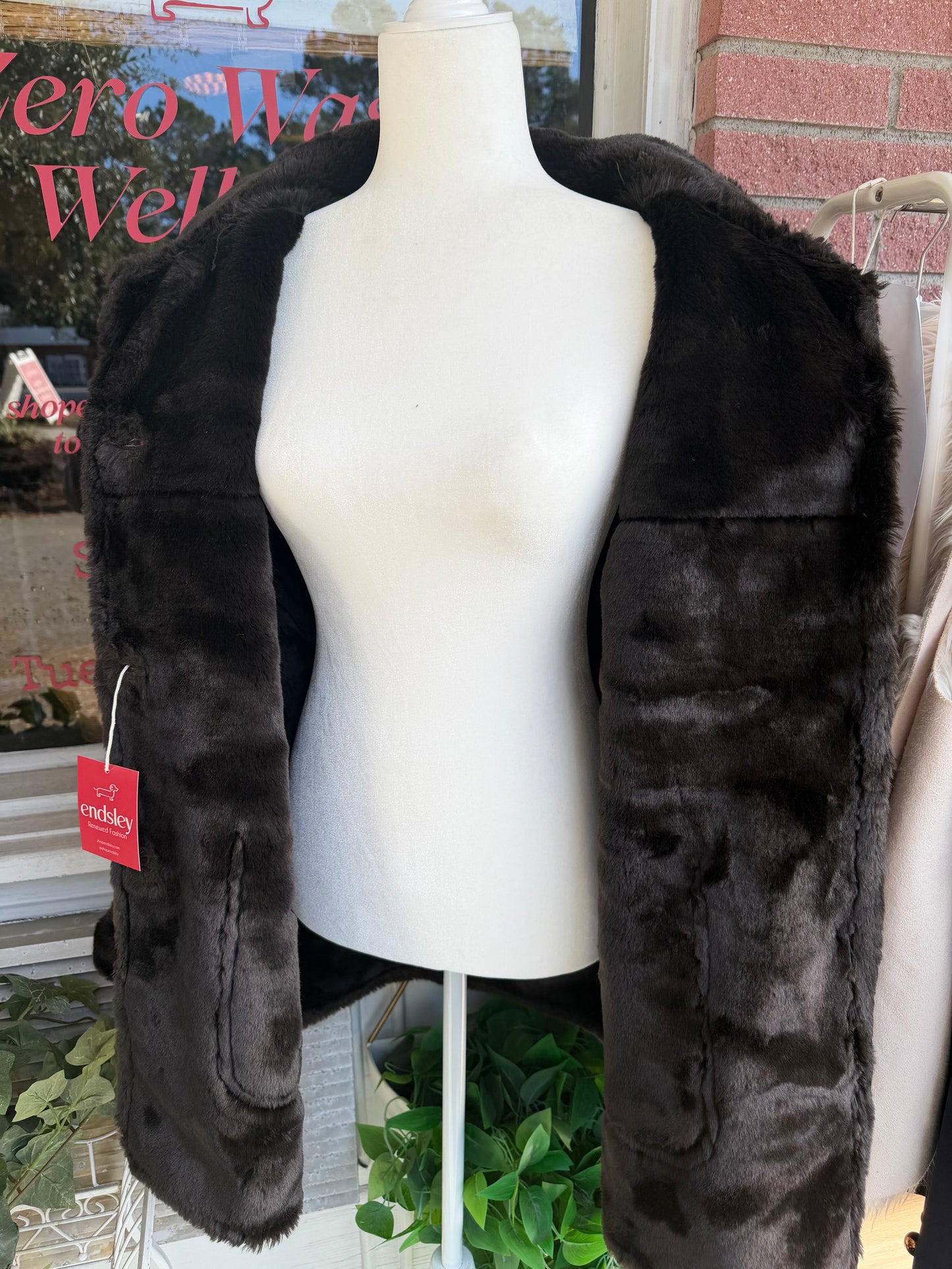 Jones New York Sport | Vintage Brown Suede Shearling, L