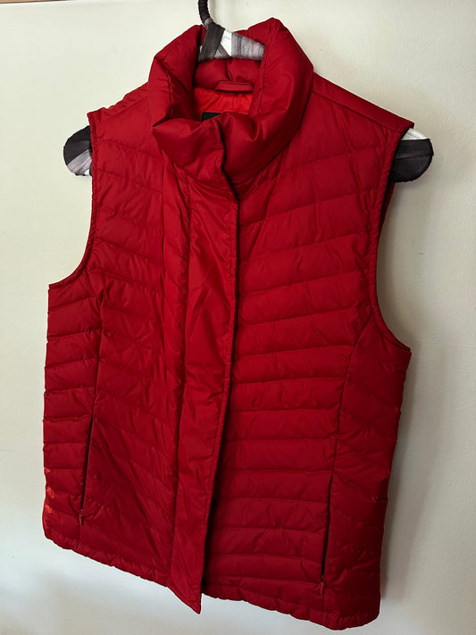 Talbots | Red Puffer Vest, S