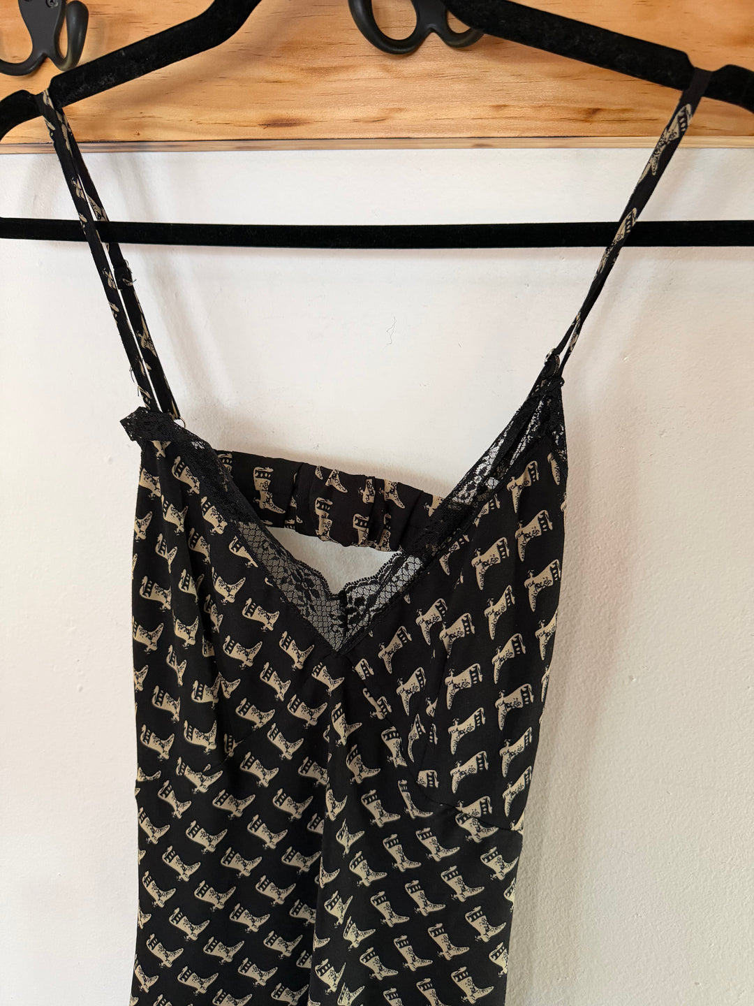 Bobbles &amp; Lace | Maxi Boot Print Dress, S
