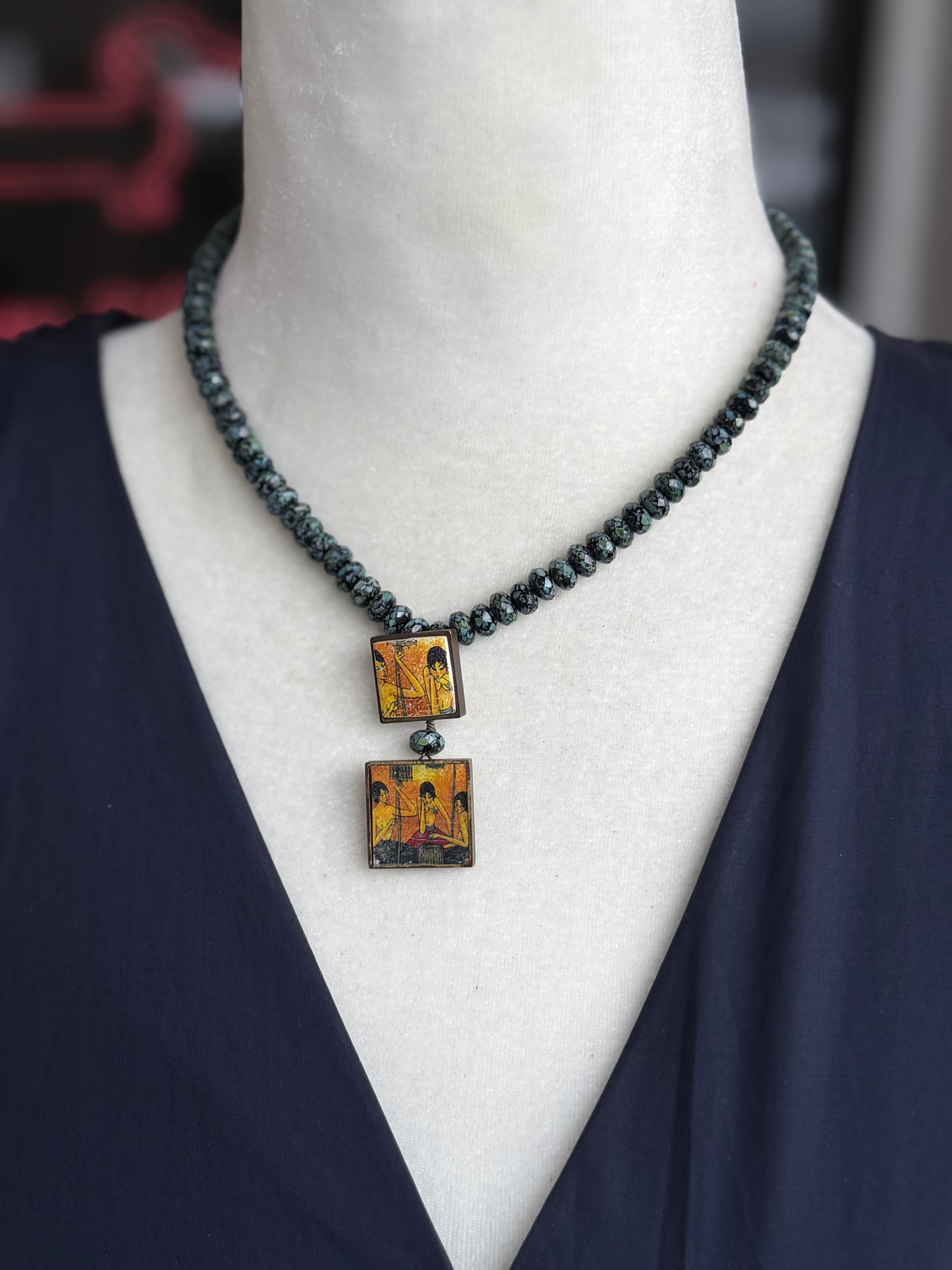 Endsley | Beaded Vintage Necklace