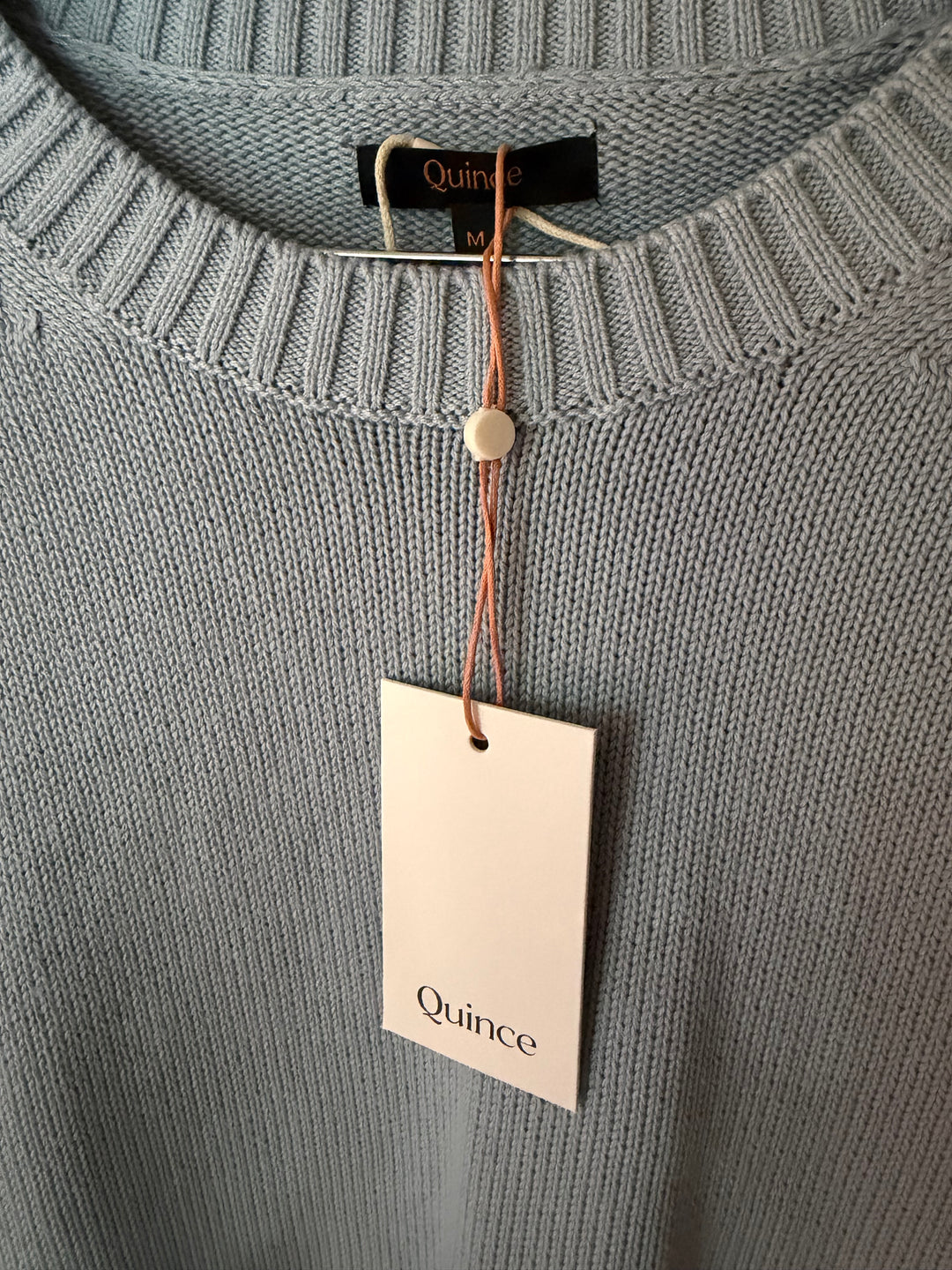 Quince | 100% Cotton Boyfriend Crew Sweater, M