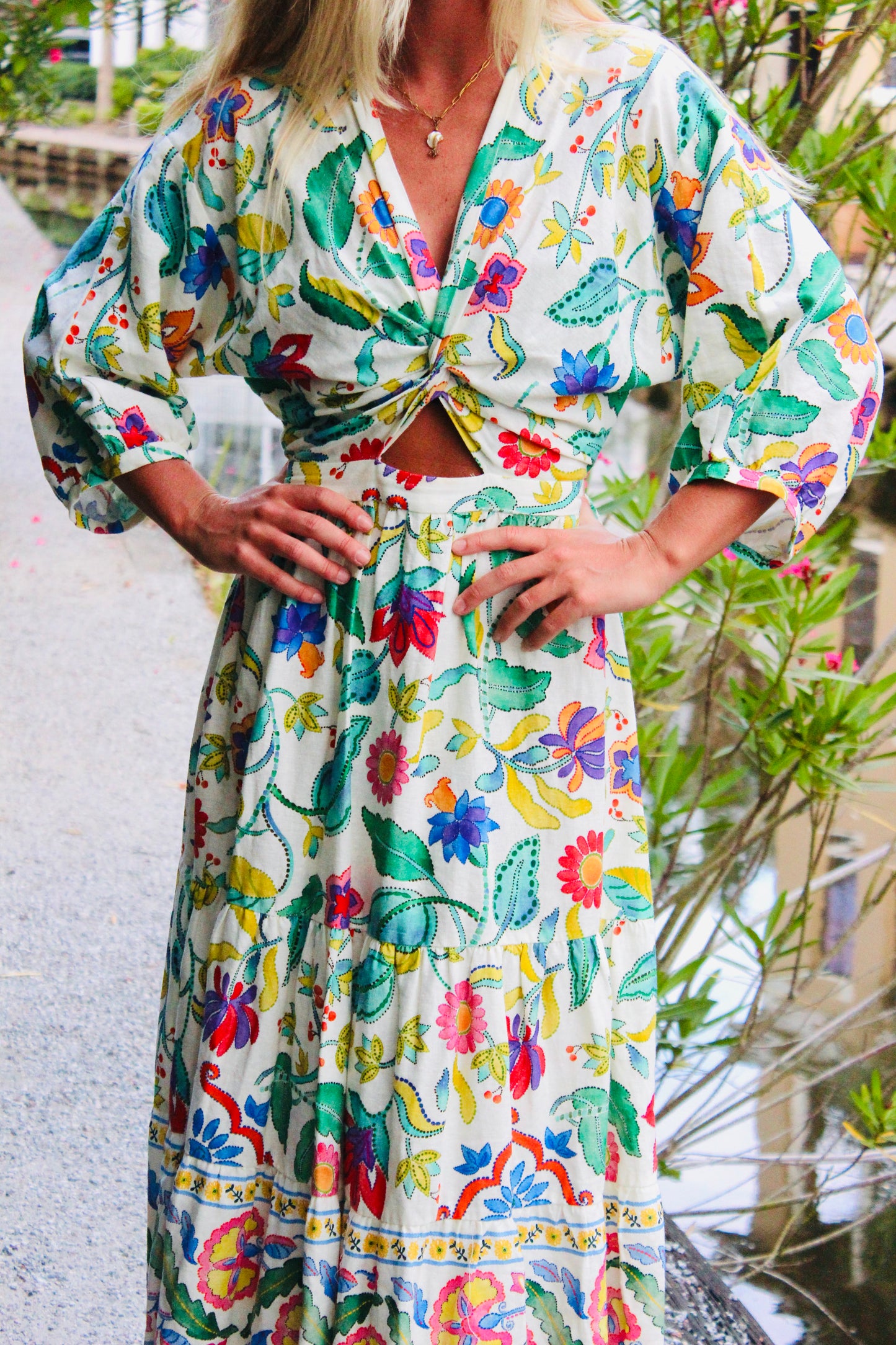 Zara | Floral Maxi Dress, S