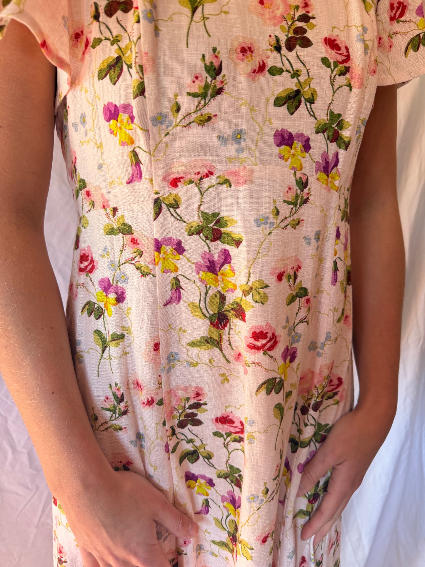 Hill House | Floral Print Maxi Dress, S