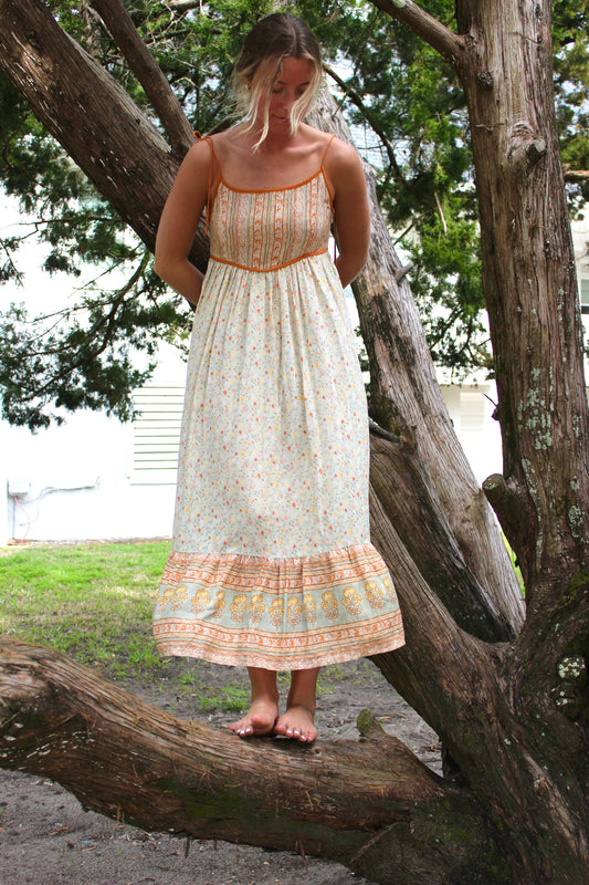 Floral Midi Sundress, XS