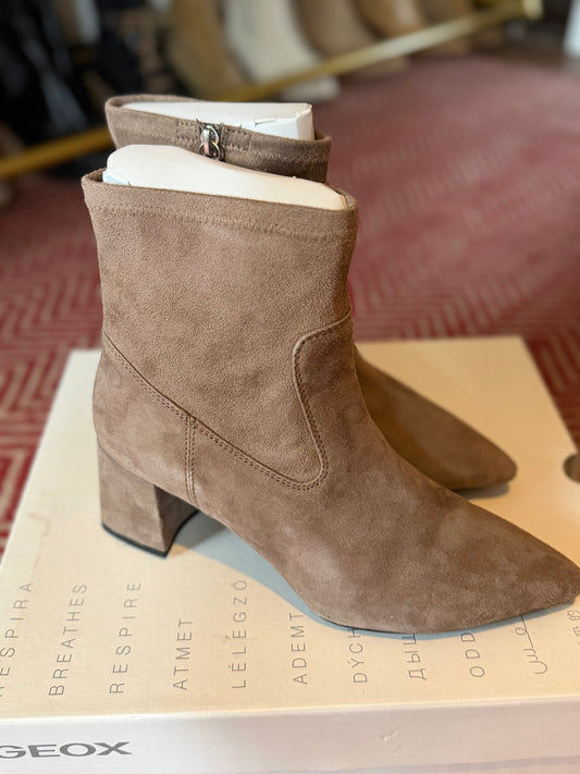 Geox | Bigliana Suede Ankle Boots, 8