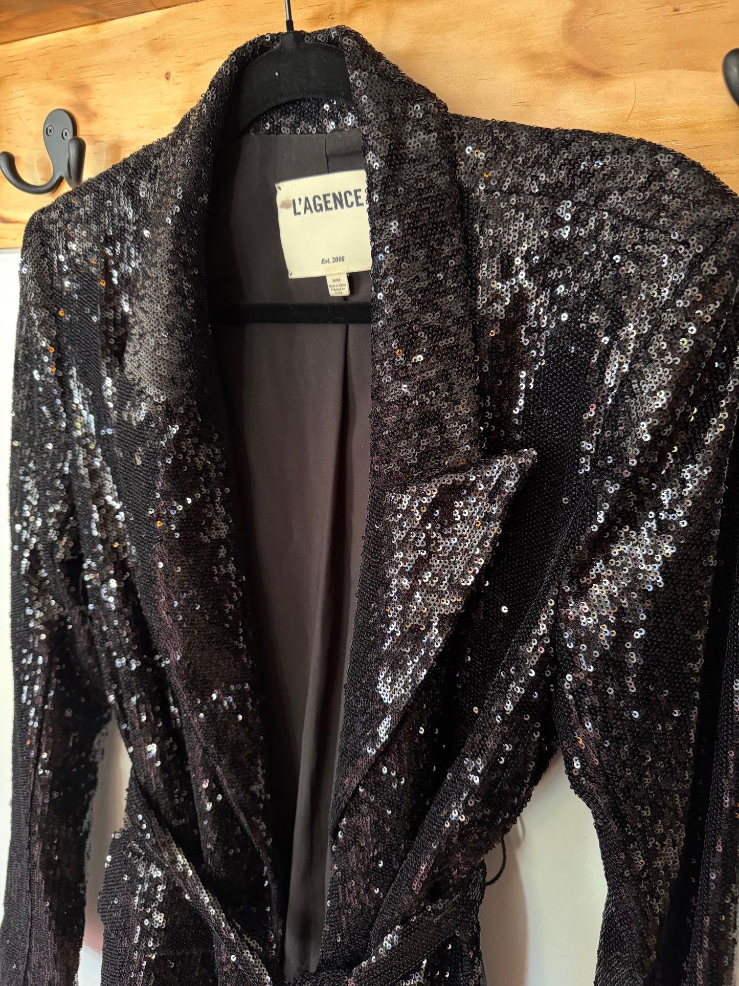 L'agence | Jordana Wrap Belted Blazer, M