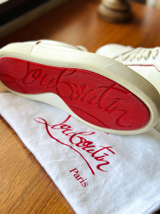 Christian Louboutin | Vieirissima Two-Tone Leather Sneakers