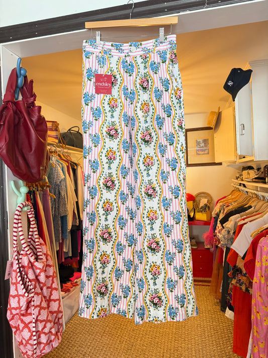 Pink City Prints | Vintage Bouquet Gabi Pants, XS