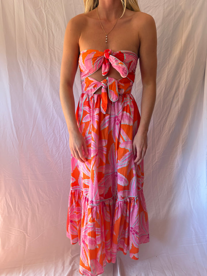 Farm Rio | Strapless Dress, S
