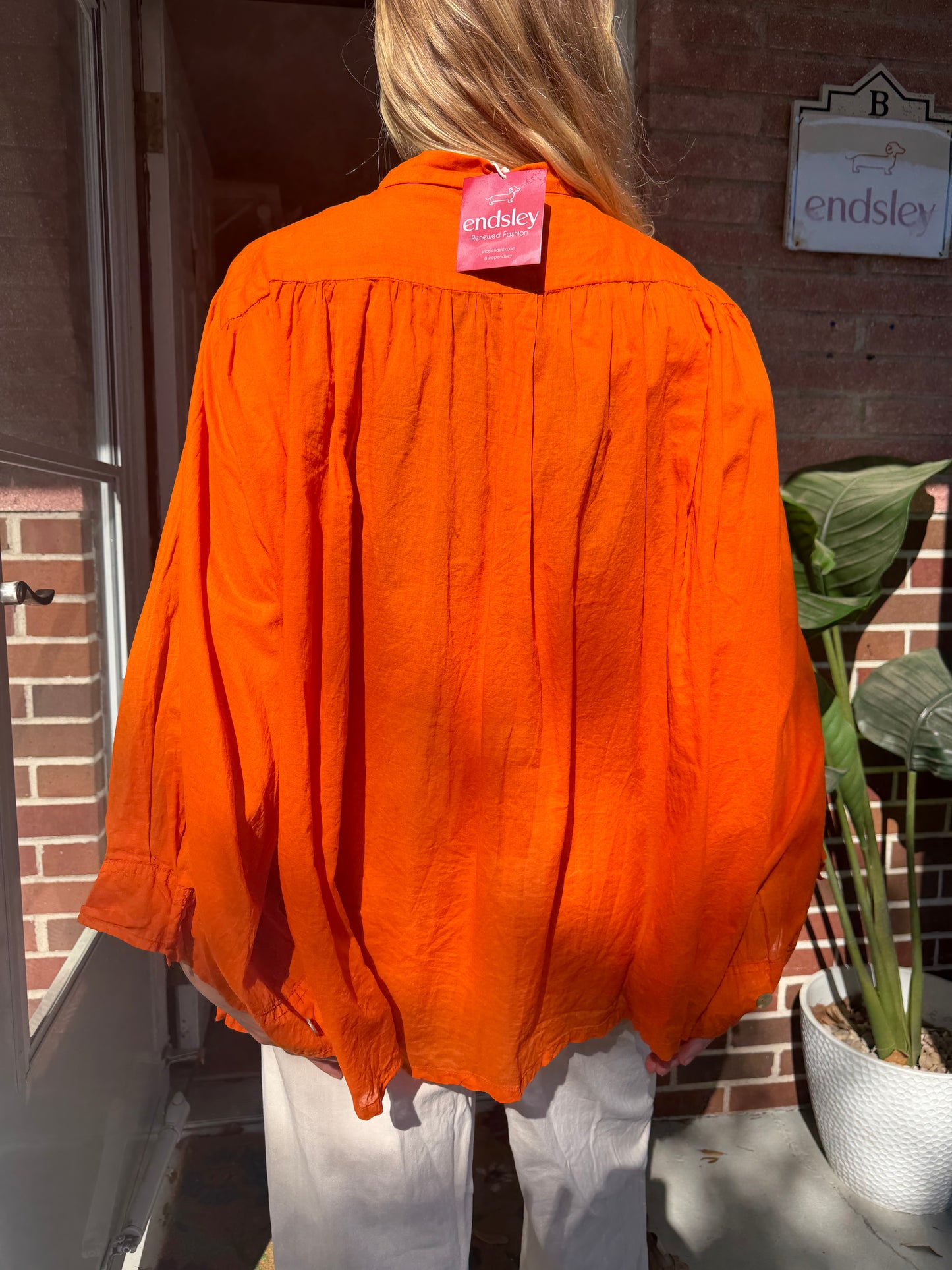 Join Clothes | 100% Cotton Lightweight Blouse, O/S
