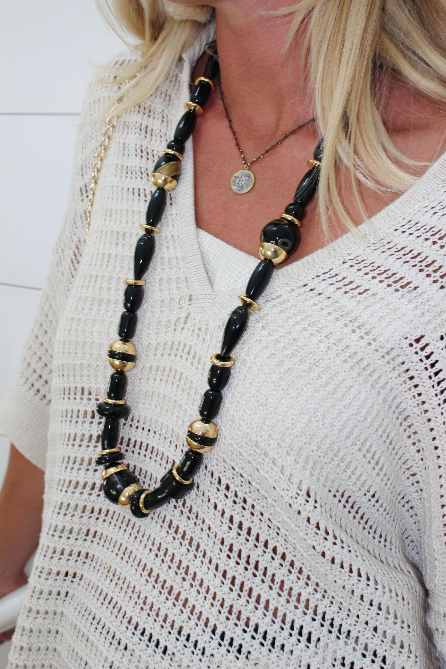 Julietta  | Ada gold-tone beaded necklace