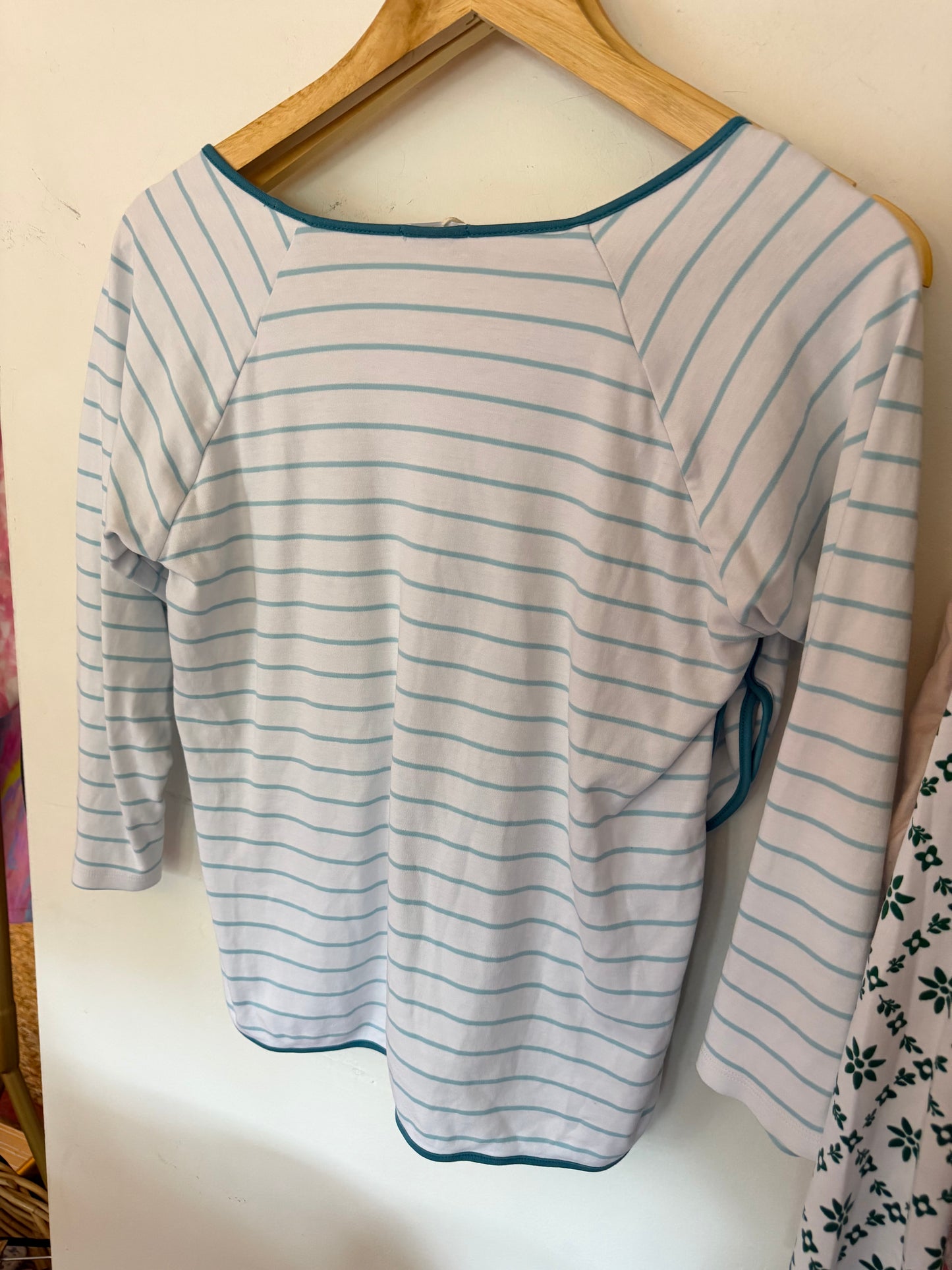 Lake | Long Sleeve + Shorts Striped Set, S