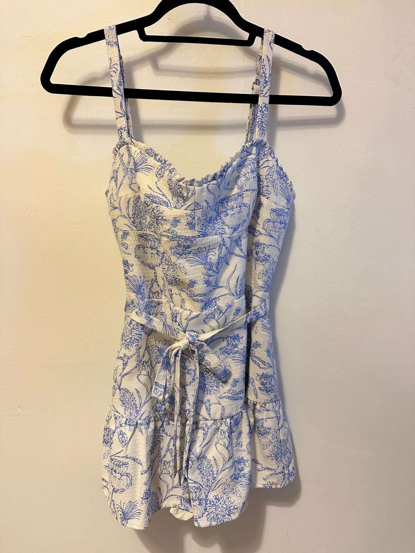 Amanda Uprichard | Light Blue Patterned Dress