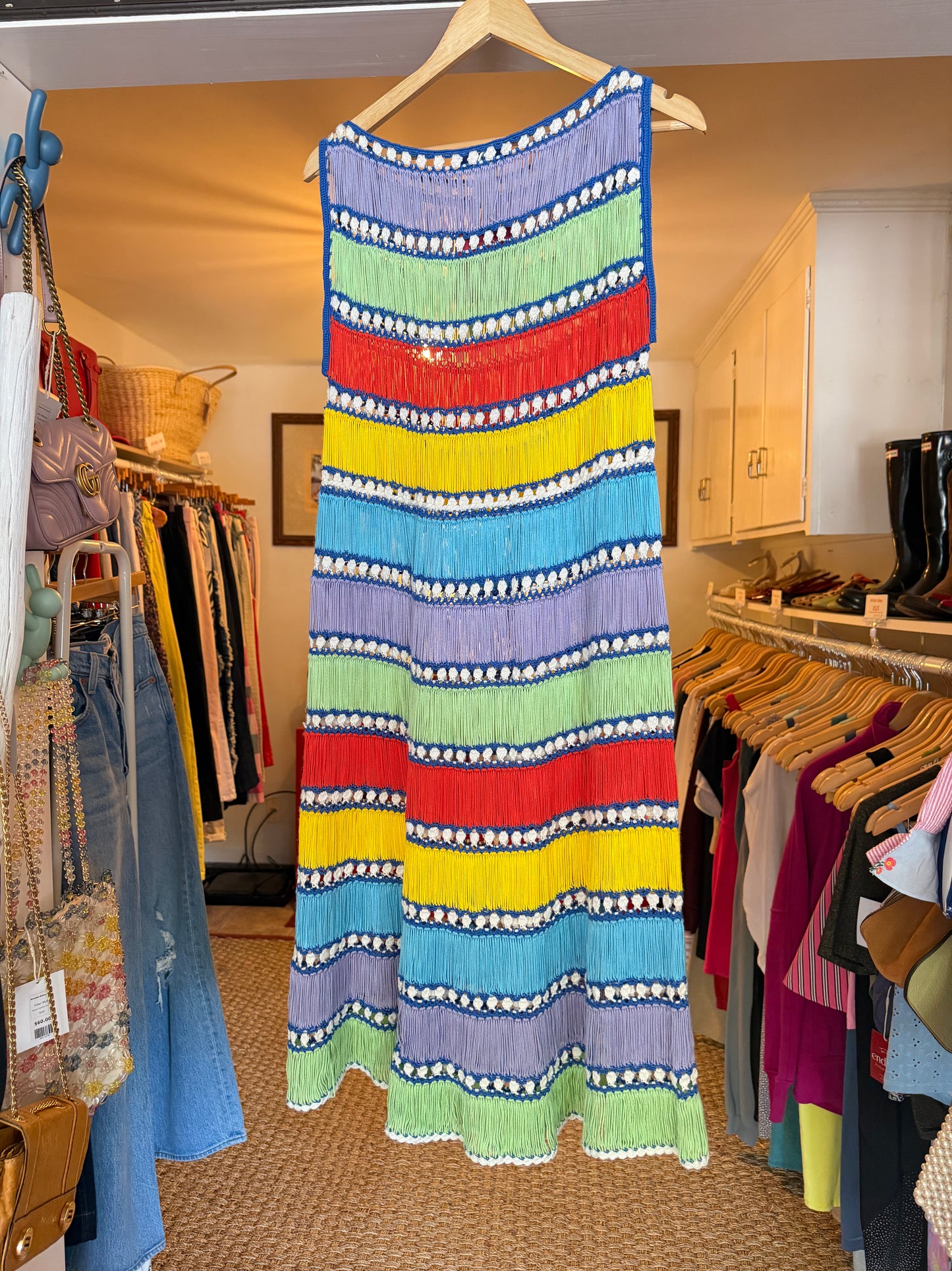 my beachy side | Colorful Boho Coverup, S