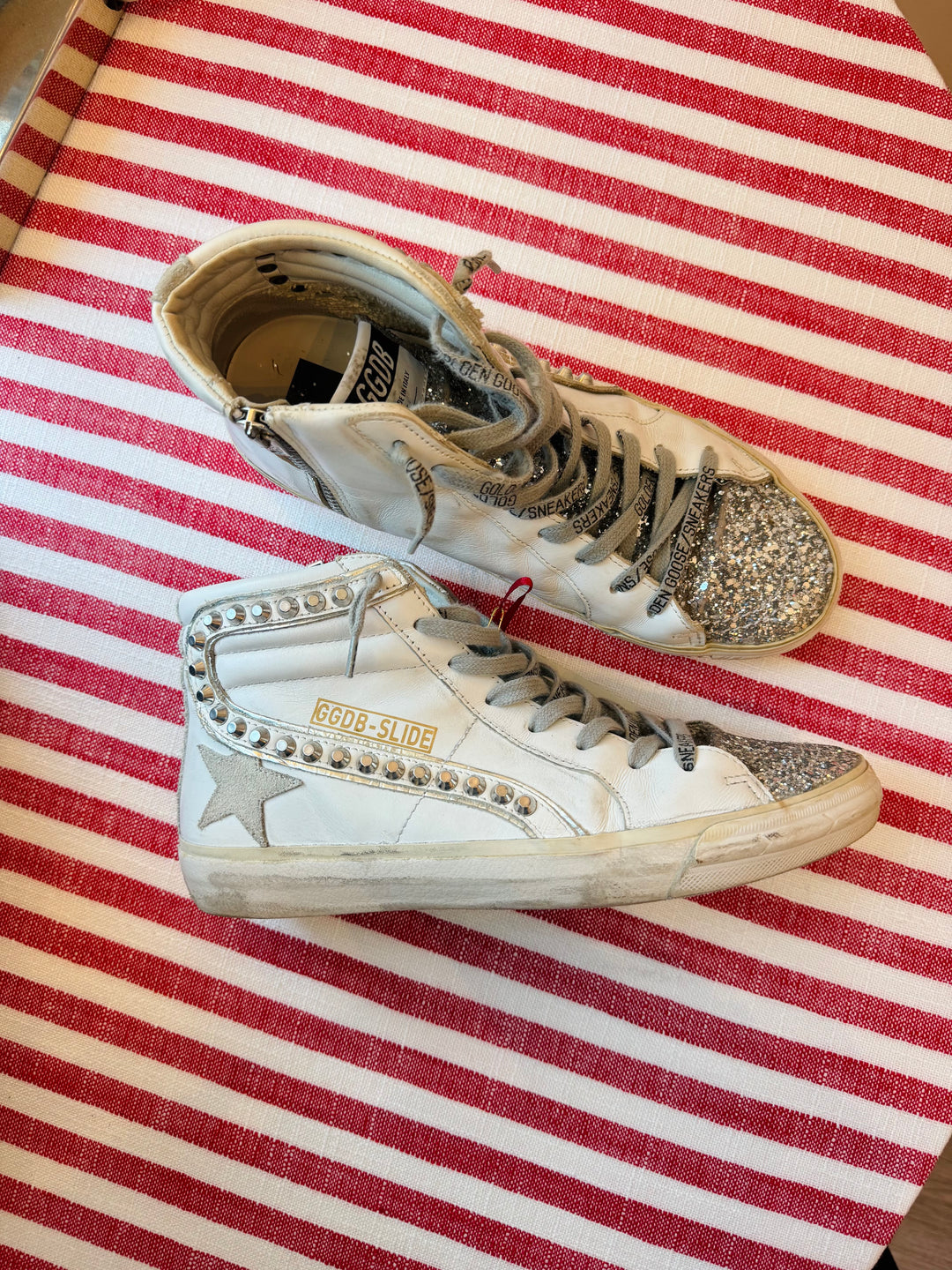 Golden Goose  | Slide High-Top Sneakers, 39