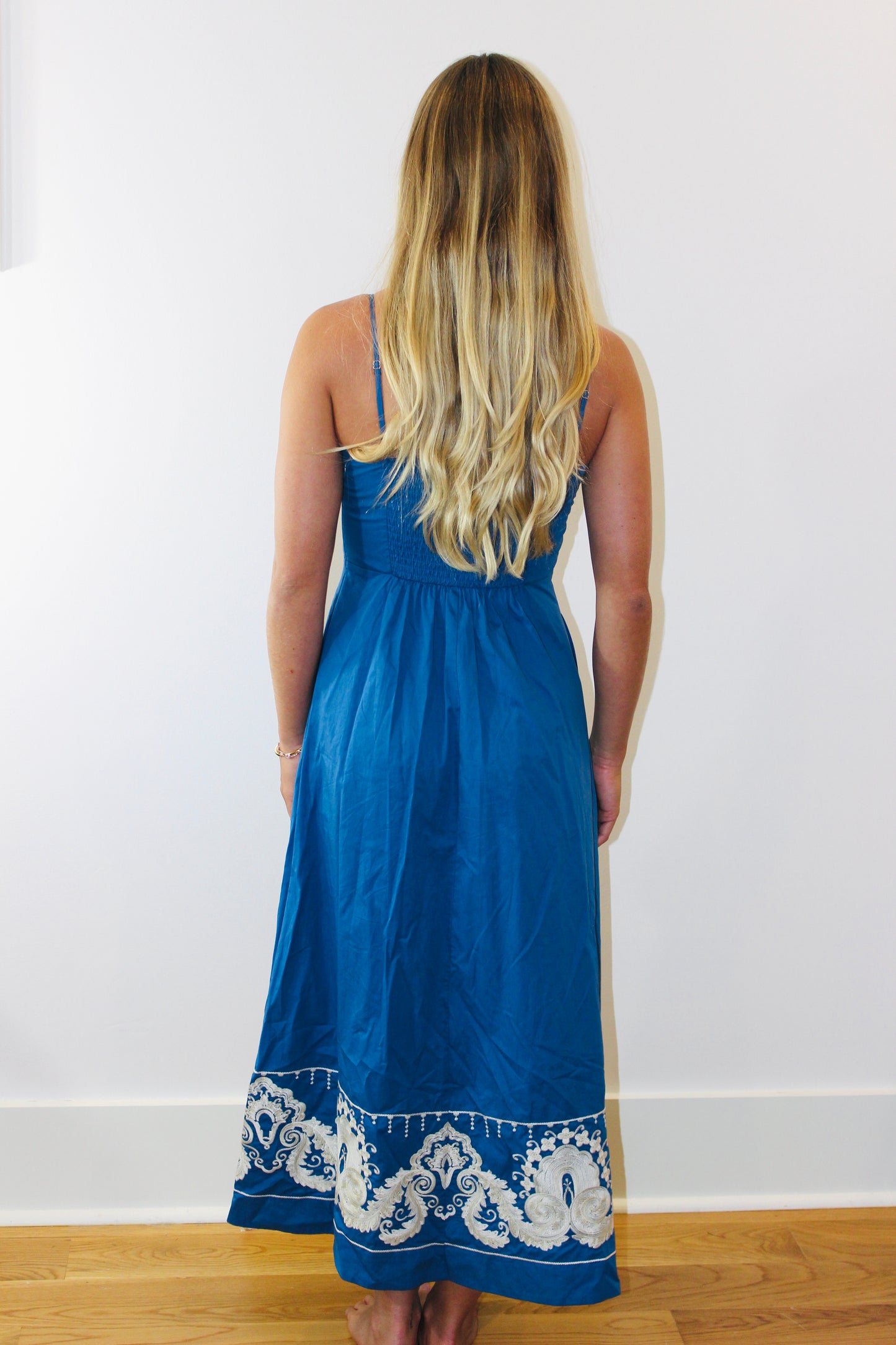 Tuckernuck  | Midi Embroidered Dress, XS