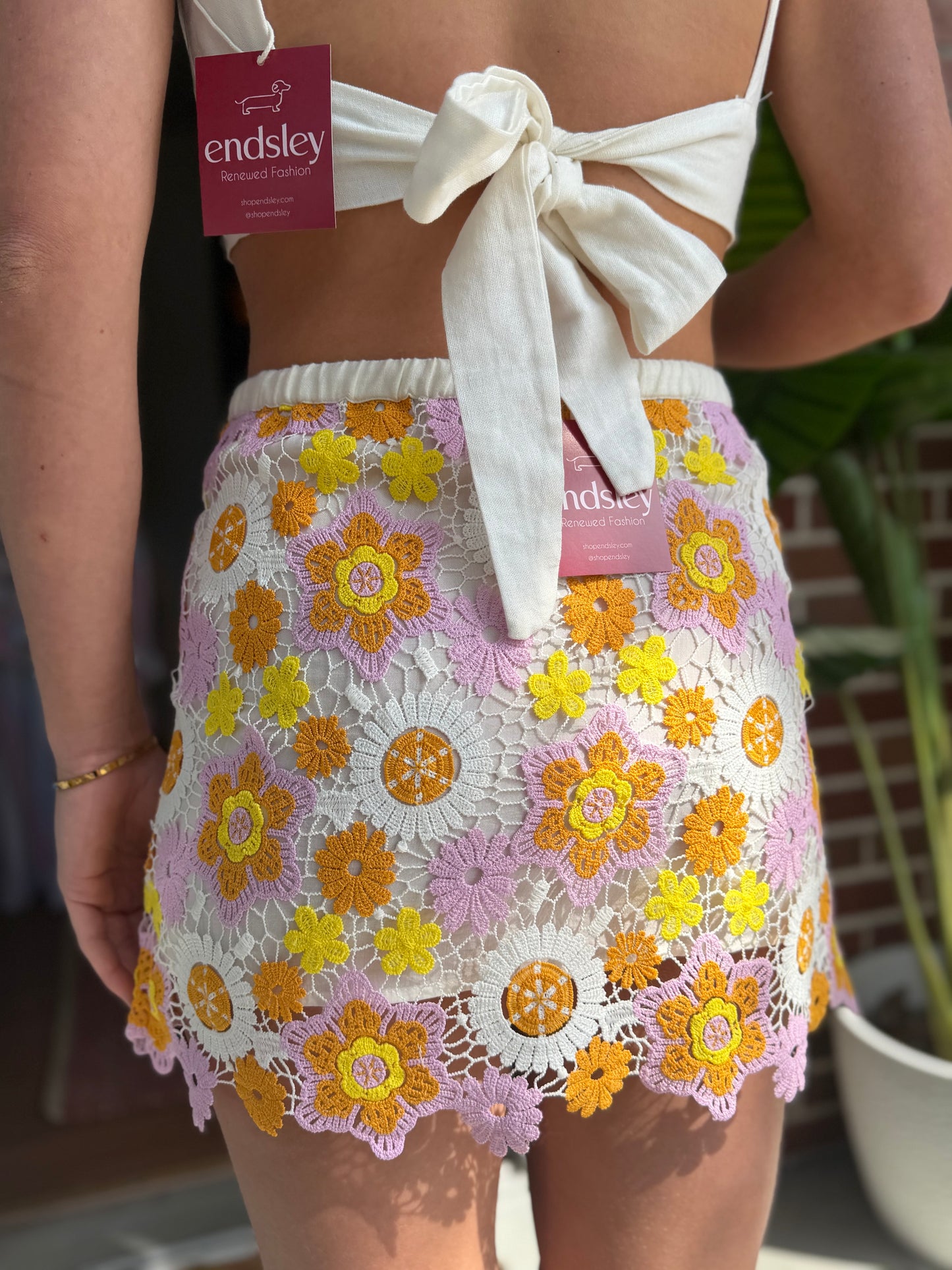 Zara | Floral Mini Skirt, XS