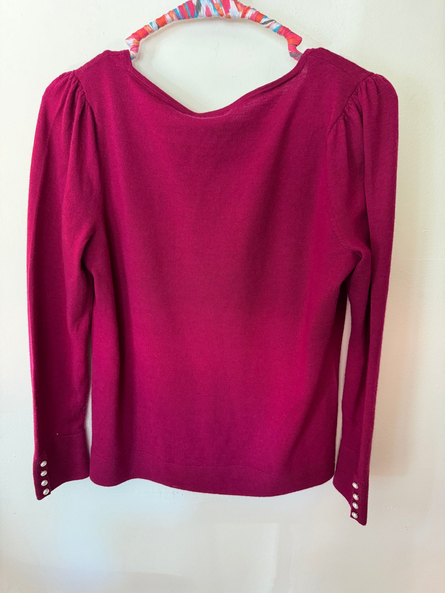 Talbots | Pearl Sleeve Sweater, L