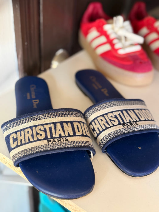 Christian Dior | Slip on Sandals, 40 (9/9.5)