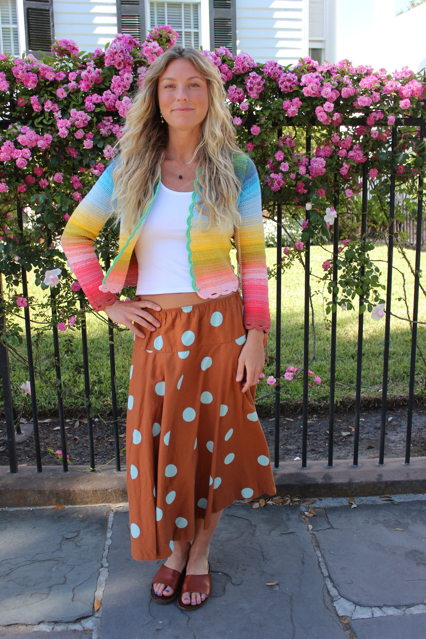 Free People | Polka Dot Skirt, XS