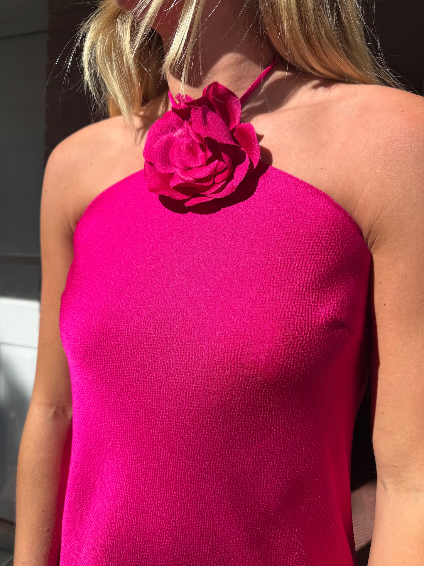 Lucy Paris | Halter Midi Dress, S