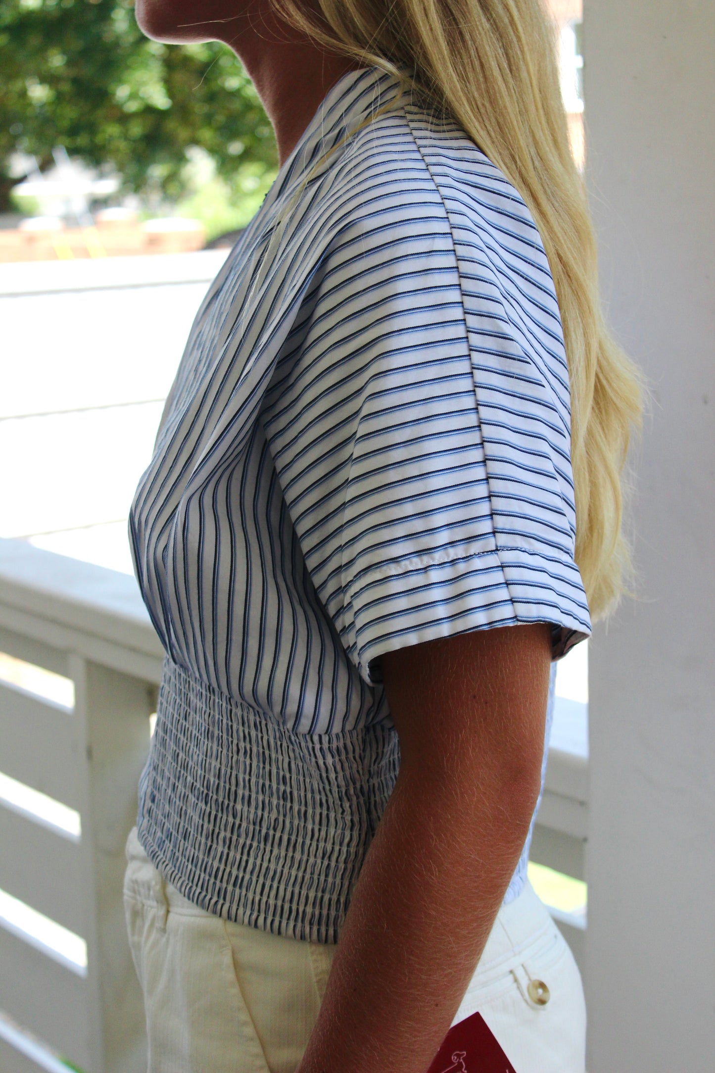 Maeve | Striped Top, L