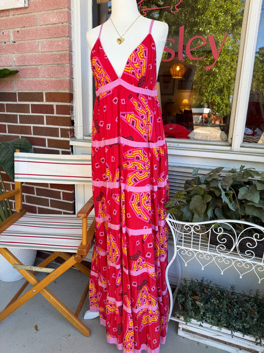 Farm Rio | Printed Maxi Dress, L