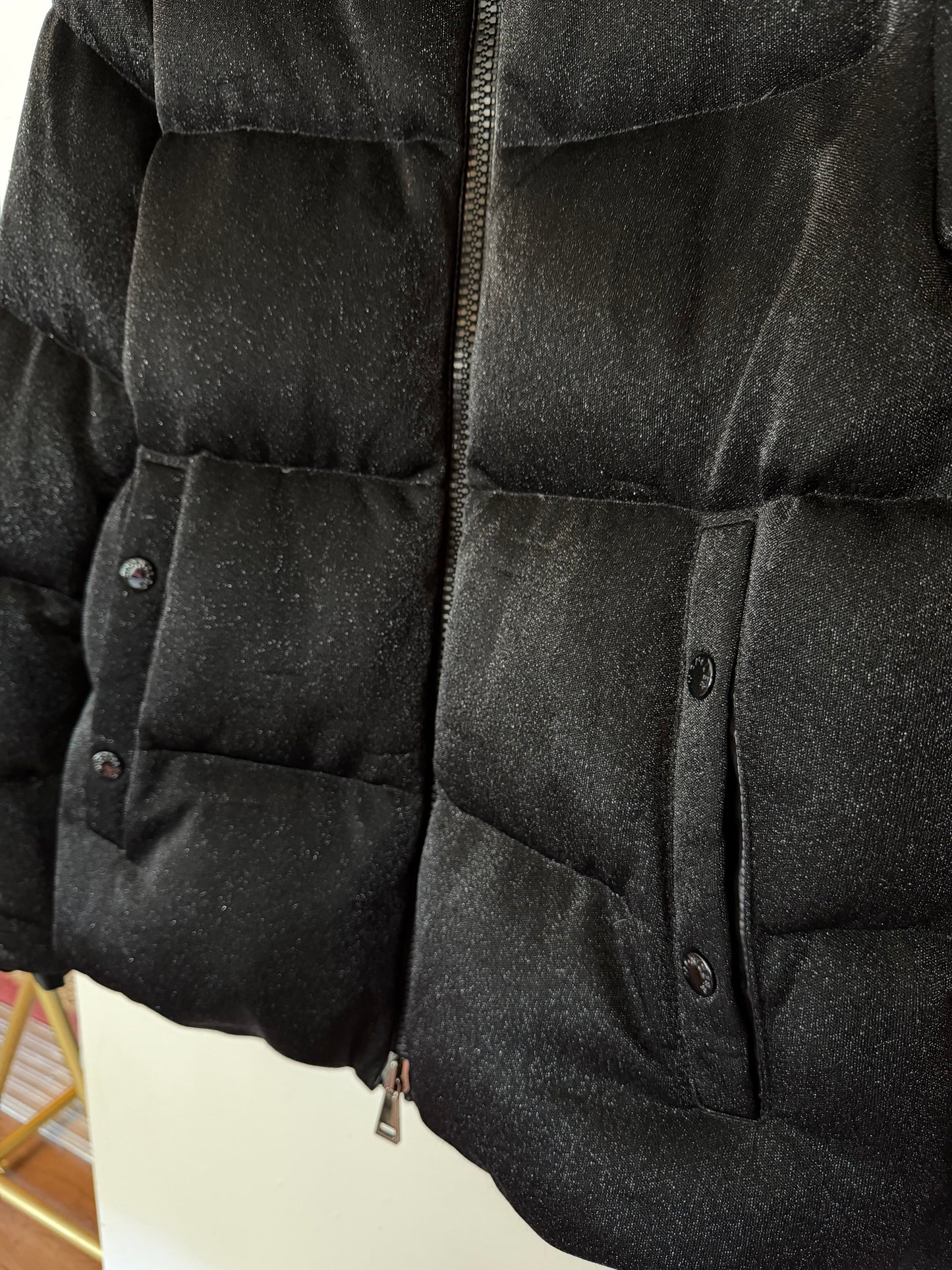 Moncler | Bandama Giubbotto Glitter Down Puffer Jacket