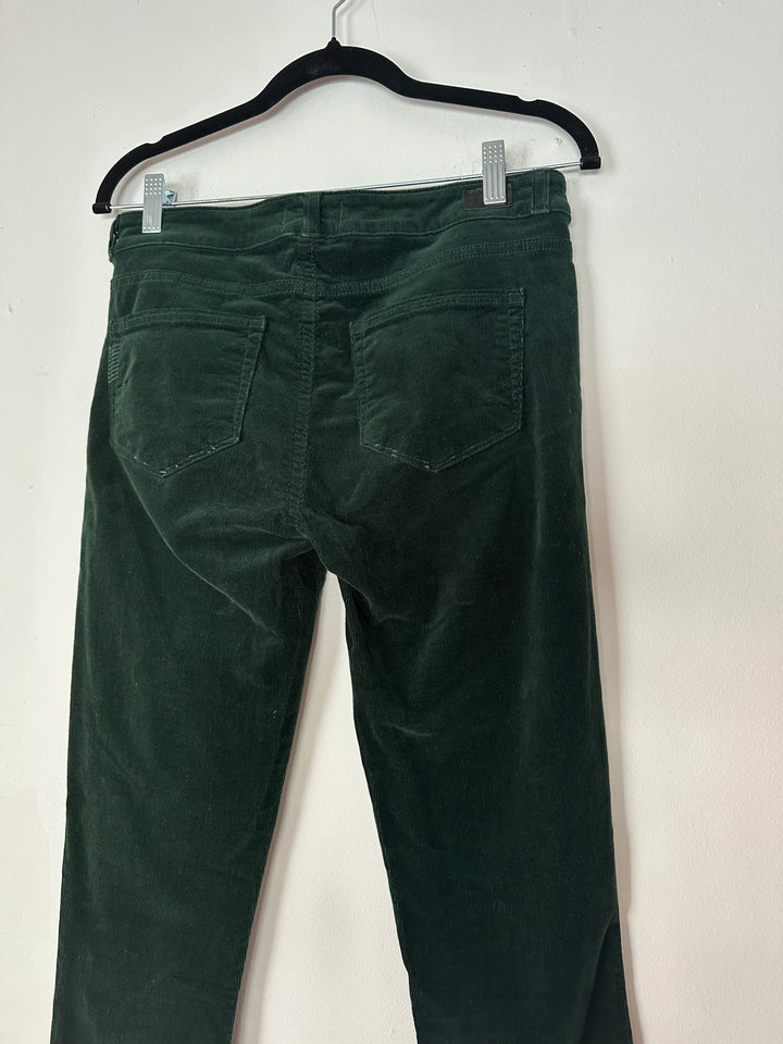 PAIGE | Verdugo Ultra Skinny in Dark Green Corduroy