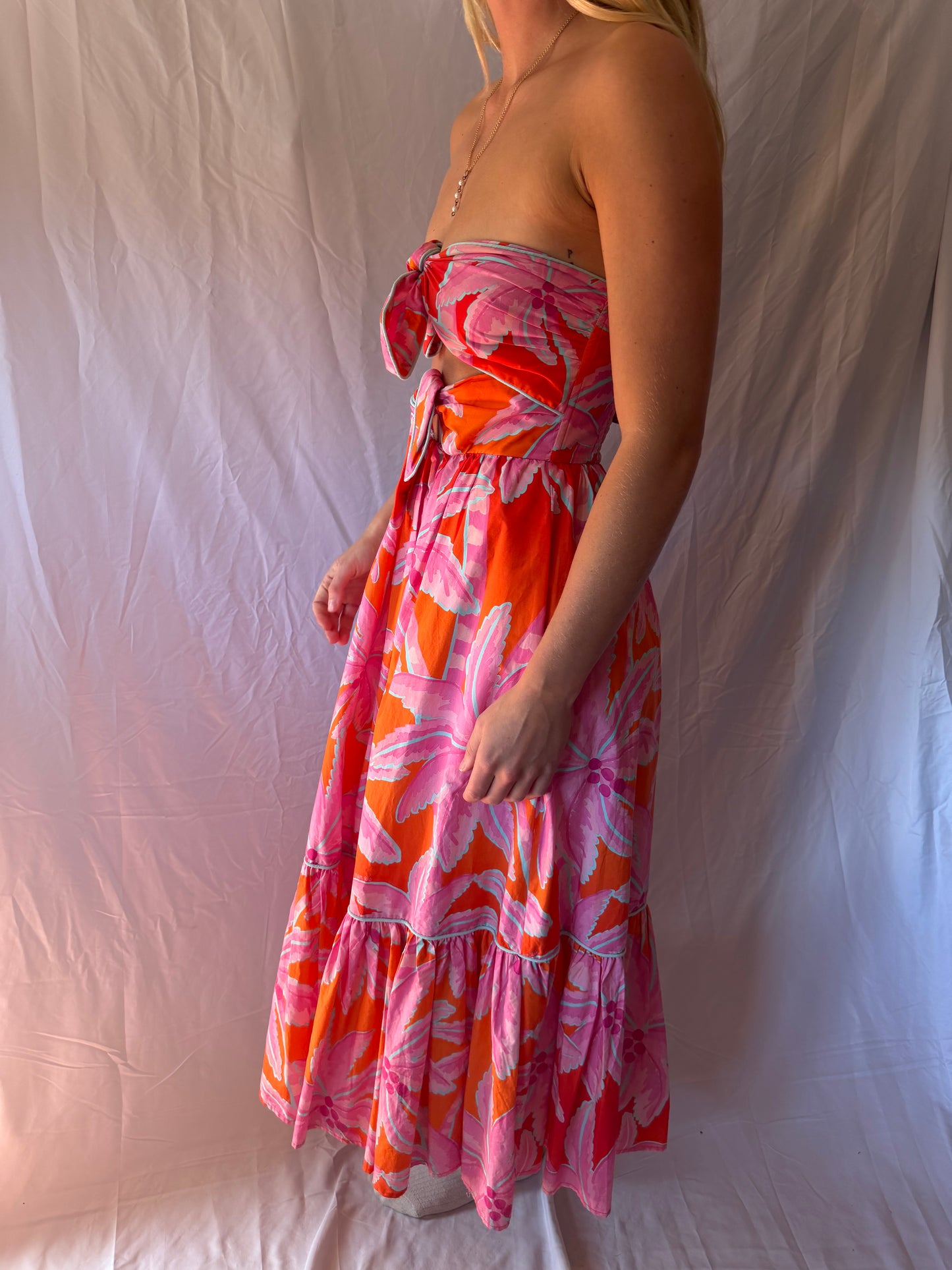 Farm Rio | Strapless Dress, S