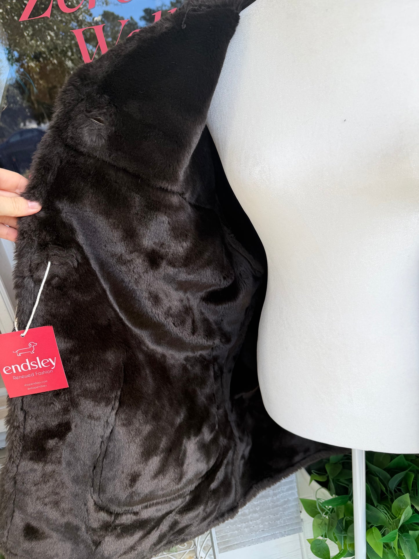 Jones New York Sport | Vintage Brown Suede Shearling, L